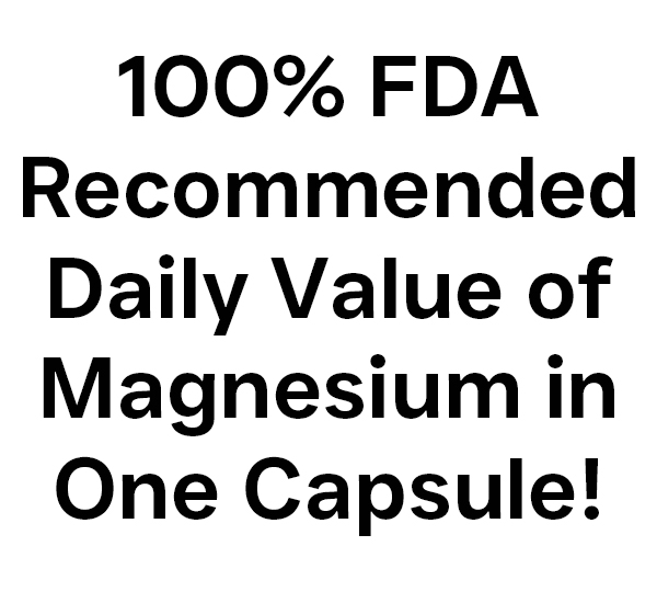 tnvitamins Magnesium Oxide 420mg - 120 Capsules | 4 Month Supply! | 100% Daily Value of Magnesium Oxide in One Capsule | Oxido de Magnesio | Non-GMO, Made in the USA