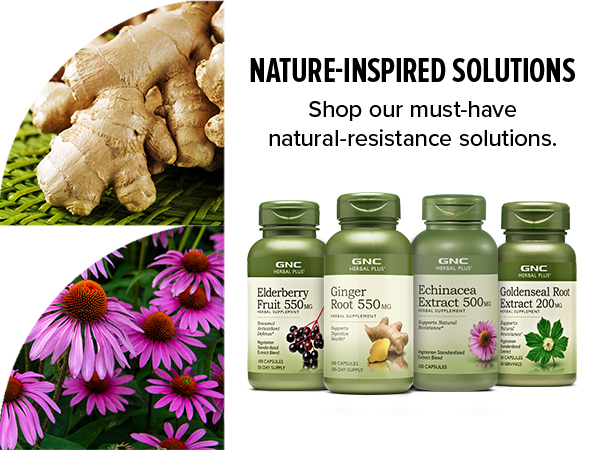 GNC Herbal Plus Triple Ginsa Supplement, Supports Vitality, 100 Servings