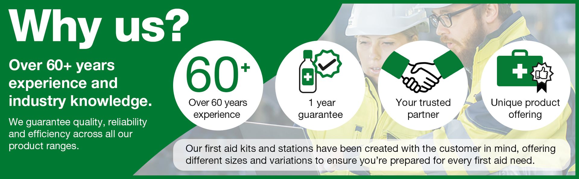 Safety First Aid Group Evolution First Aid, Eye Wash & Burns Point, Large, 43cm x 91cm | Large Fully-Stocked