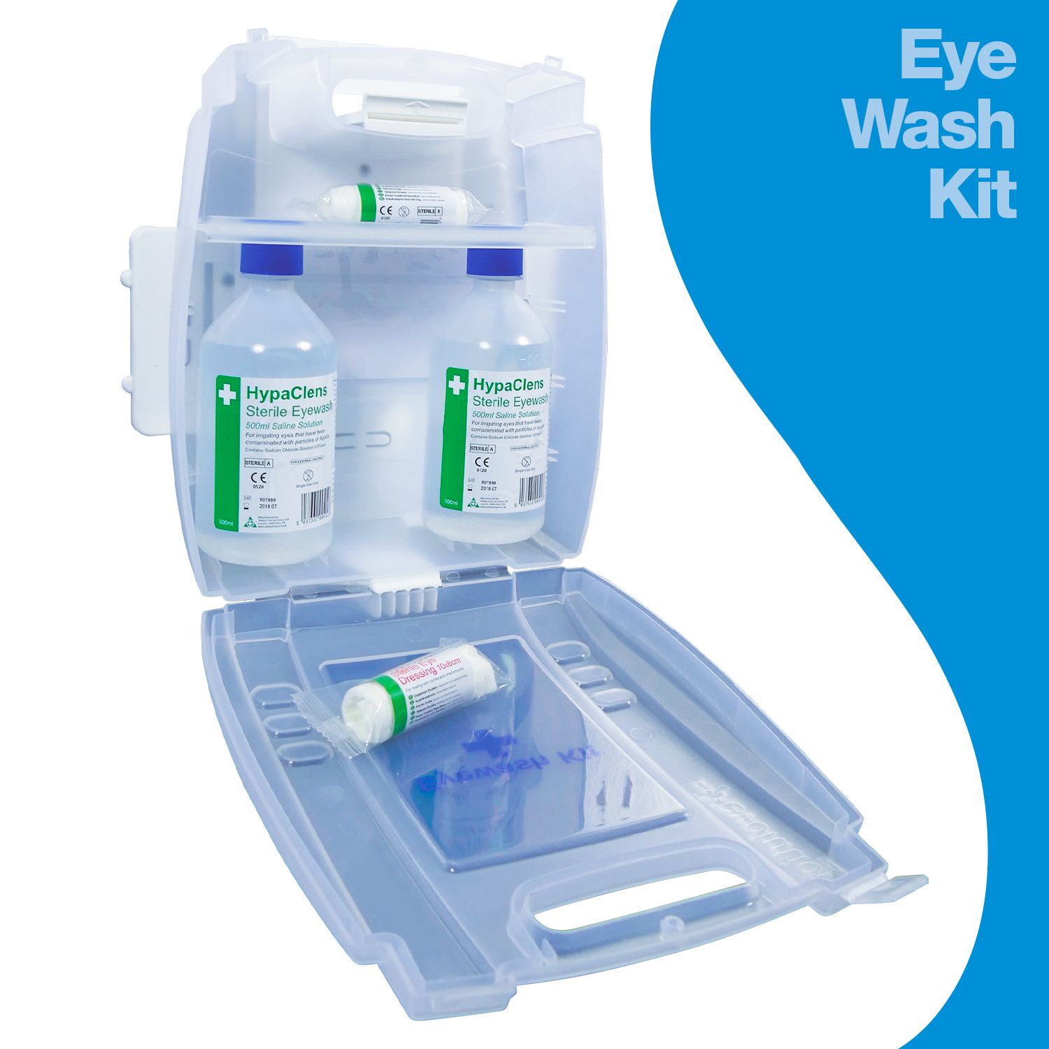 Safety First Aid Group Evolution First Aid, Eye Wash & Burns Point, Large, 43cm x 91cm | Large Fully-Stocked