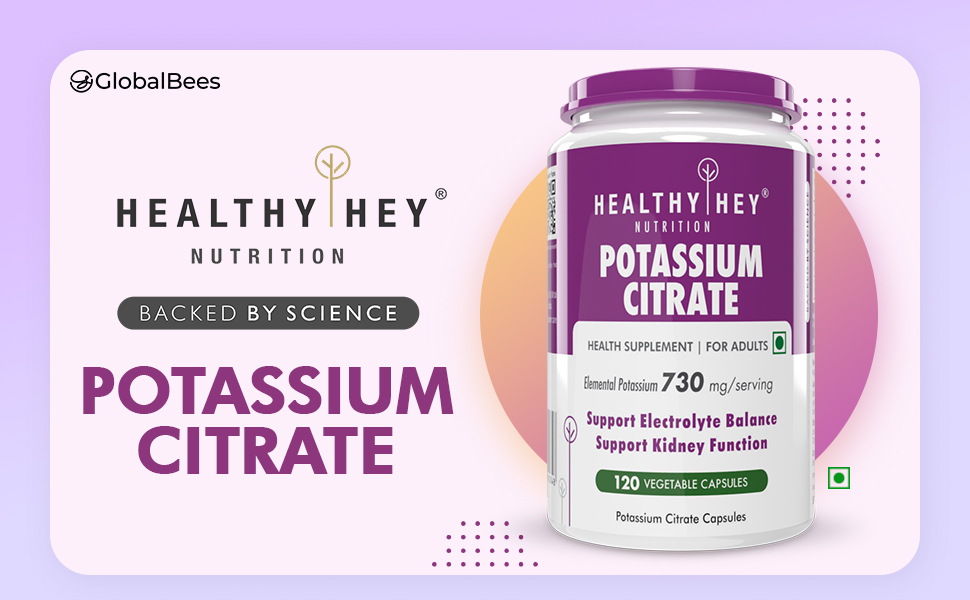 Citrato di potassio di nutrizione sana - 120 capsule vegetali