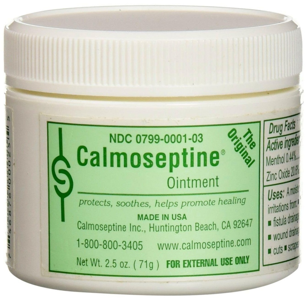Unguento Calmoseptine - 2.5 Oz Jar Ogni (Pack of 3)
