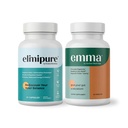 Emma Gut Health & Elimipure Cleanse Bundle – Full Digestive Detox Bundle per Bloating, Metabolism e Microbiome Support | Leaky Gut Repair, Colon Cleanse & IBS Relief
