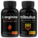 NutraChamps L-Arginina Capsule e Tribulus Capsule 2 Pack Bundle