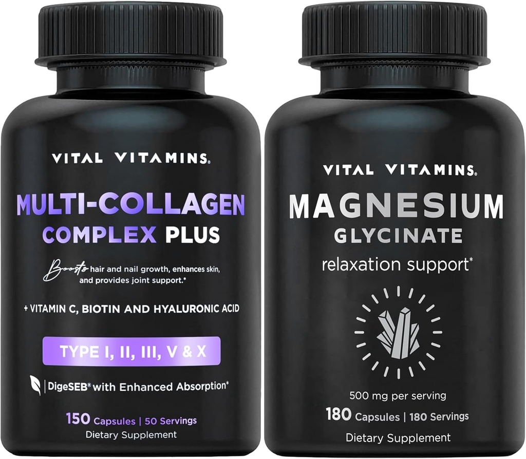 Vitamine vitali Multi Collagen Plus Capsule + Magnesio Glycinate Capsule
