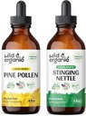 Tintura di polline di pino naturale 4 fl oz & Sting Nettle Root Tincture 4 fl oz