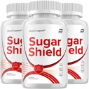 Supplemento dello scudo di zucchero, Pillole dello scudo di zucchero, Formula di resistenza extra dello scudo di zucchero, Capsule di formula avanzate dello scudo di zucchero, pillole naturali dello scudo di zucchero (3 Pack - 180 capsule)