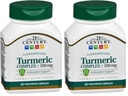 21st Century Turmeric Complex Capsule Vegetariani, 60 Conte (Pacchetto di 2)