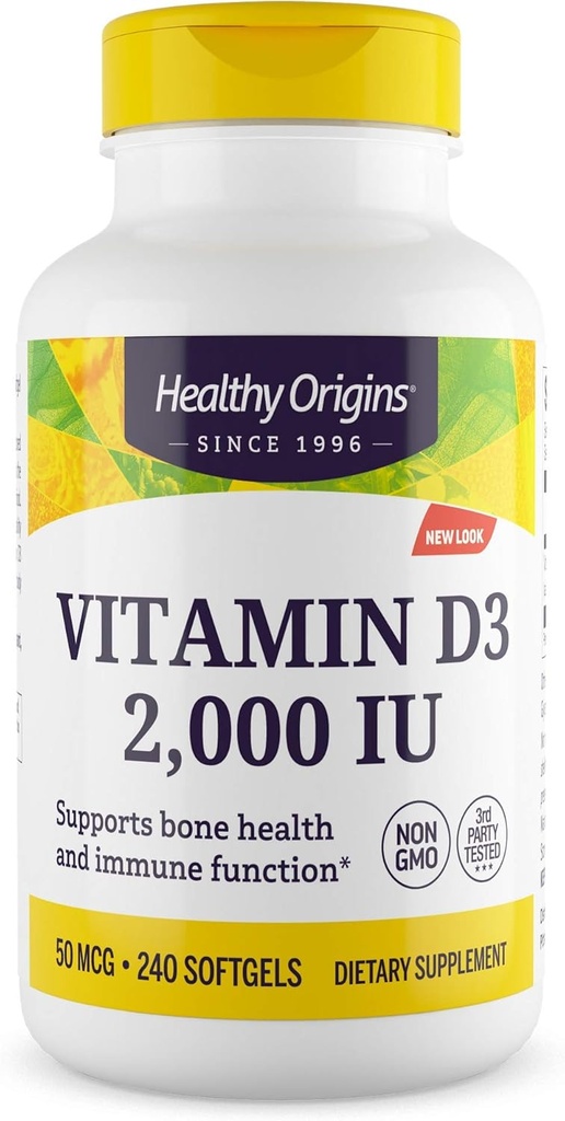 Vitamina D3, 2000 IU, 240 Count