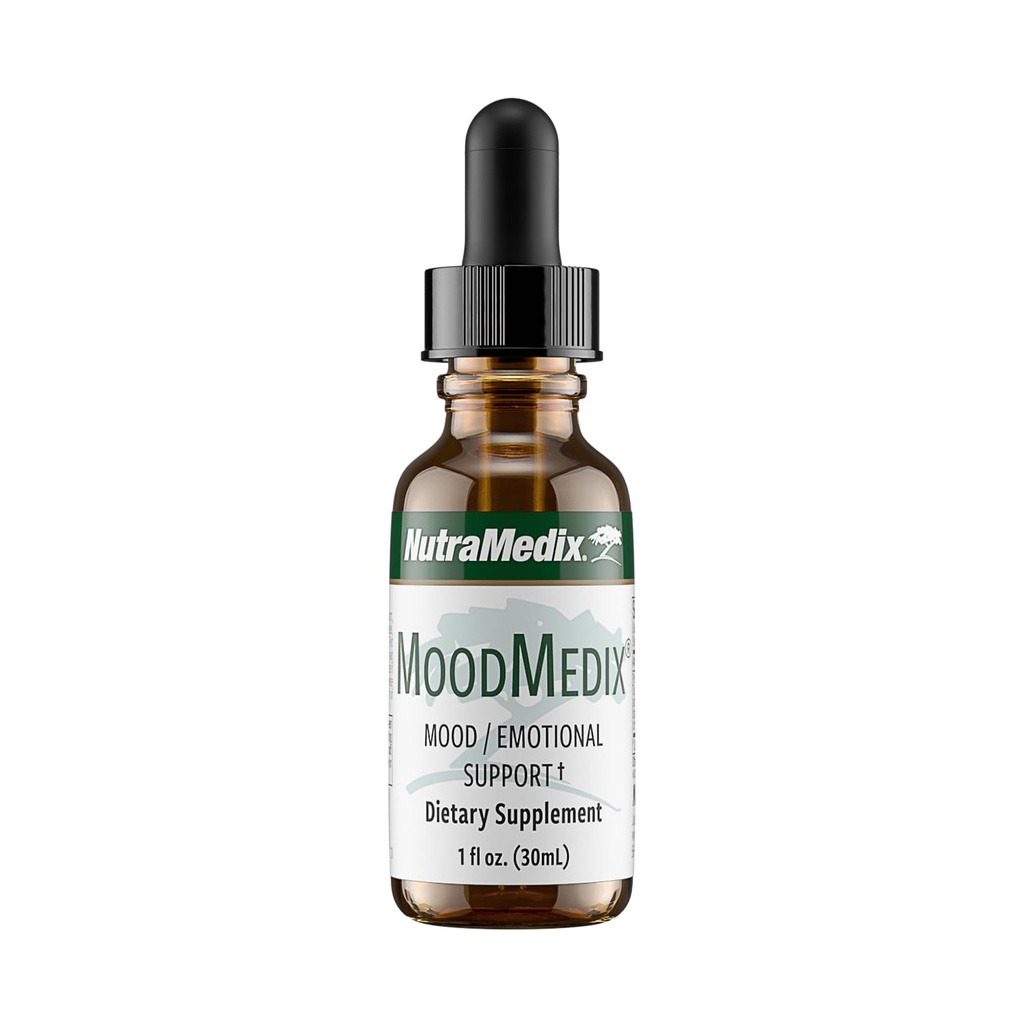 NutraMedix MoodMedix - Mood Support Supplemento Biodisponibile Liquid Cat's Claw & Turmeric Root Drops - Mood, Stress Response & Emotional Support Supplement - Liquid Herbal Extract Tincture (1oz)