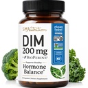 Supplemento DIM 200 mg | Estrogen Balance per le donne e gli uomini | Acne ormonale, Equilibrio dell'ormone, Menopausa e supporto antiossidante | Clean Label Project Certified, Vegan & Soy Free Diindolylmethane | 60 Ct.