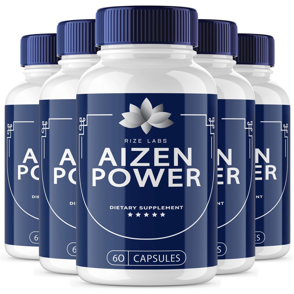 rize labs - Aizen Power per gli uomini, tutto naturale supplemento maschile per aumentare l'energia e le prestazioni (300 capsule)