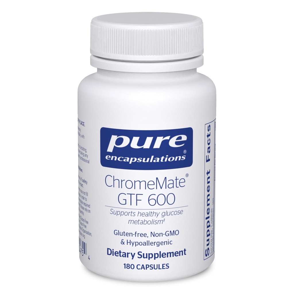 Pure Encapsulations ChromeMate GTF 600 | Supplemento per Metabolismo e Muscolo magro* | 180 capsule