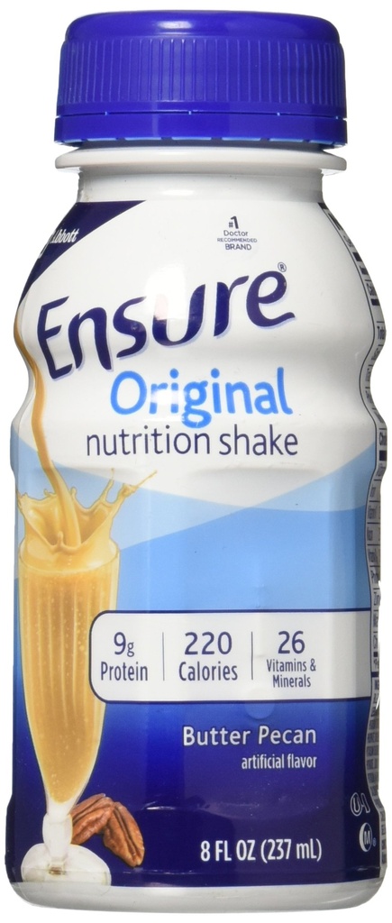 Assicurare la nutrizione originale Shake, Butter Pecan, 3.82 lb
