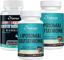 Liposomal Glutathione Softgels - 120 Softgels + Creatina Monoidrato Micronizzato - 60 Conti