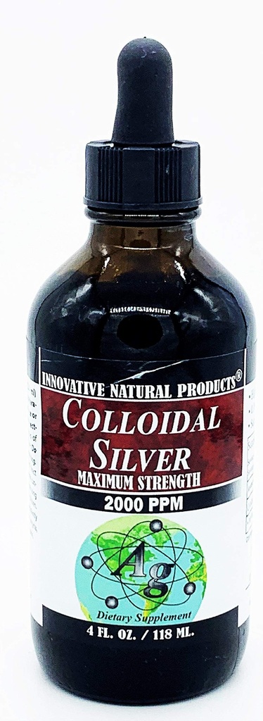 Colloidale Silver 2000 PPM (4 oz) di Prodotti Naturali Innovativi