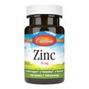 Carlson - Zinc, 15 mg, Integratore di zinco, Gluconato di zinco, Supporto immunitario e salute della pelle, Compresse di zinco, Antiossidante, Capsule di zinco, 100 compresse