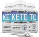 (3 Pack) Ketogenix Keto Pills 1275MG Nuova e migliore formula contiene Aceto di sidro di mele Extra Vergine Olio d'oliva Polvere di tè verde Foglia 180 capsule