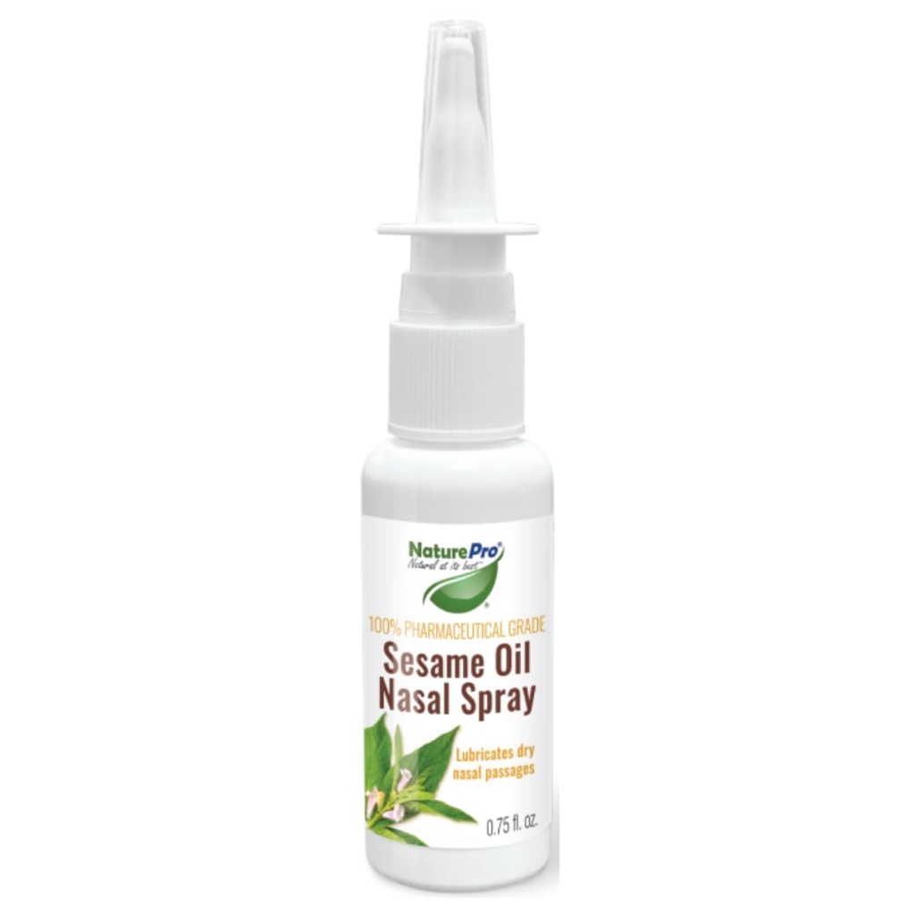 Idratante nasale all-Natural con olio di sesamo di grado farmaceutico 100% 0.75fl. a Soothe & idratare il naso secco, lubrificante nasale & decongestionante per il sollievo del naso secco