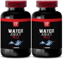 Bloating Relief and Belly Reduction - Water Away Diuretic Pills - Natural Detox Pills - Pillole d'acqua per gambe e piedi Swollen - Diuretici naturali per la ritenzione idrica - Pillole diuretiche - 2B 120Capsules