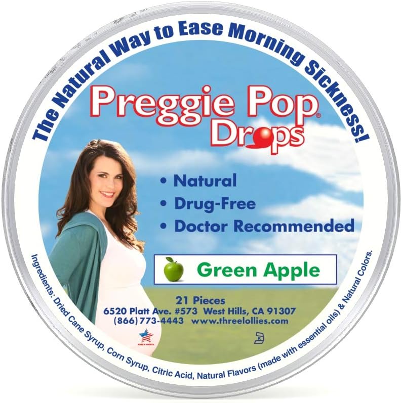 Gocce Pop Preggie, Mela Verde Naturale, 21 Conte