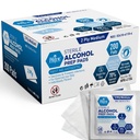 MED PRIDE Sterile Alcohol Prep Pad, Antisettico, 70% Isopropil, Individualmente Wrapped, Grado Medico 2 Ply Wipes (200 Conteggio (Pack of 1) Bianco)