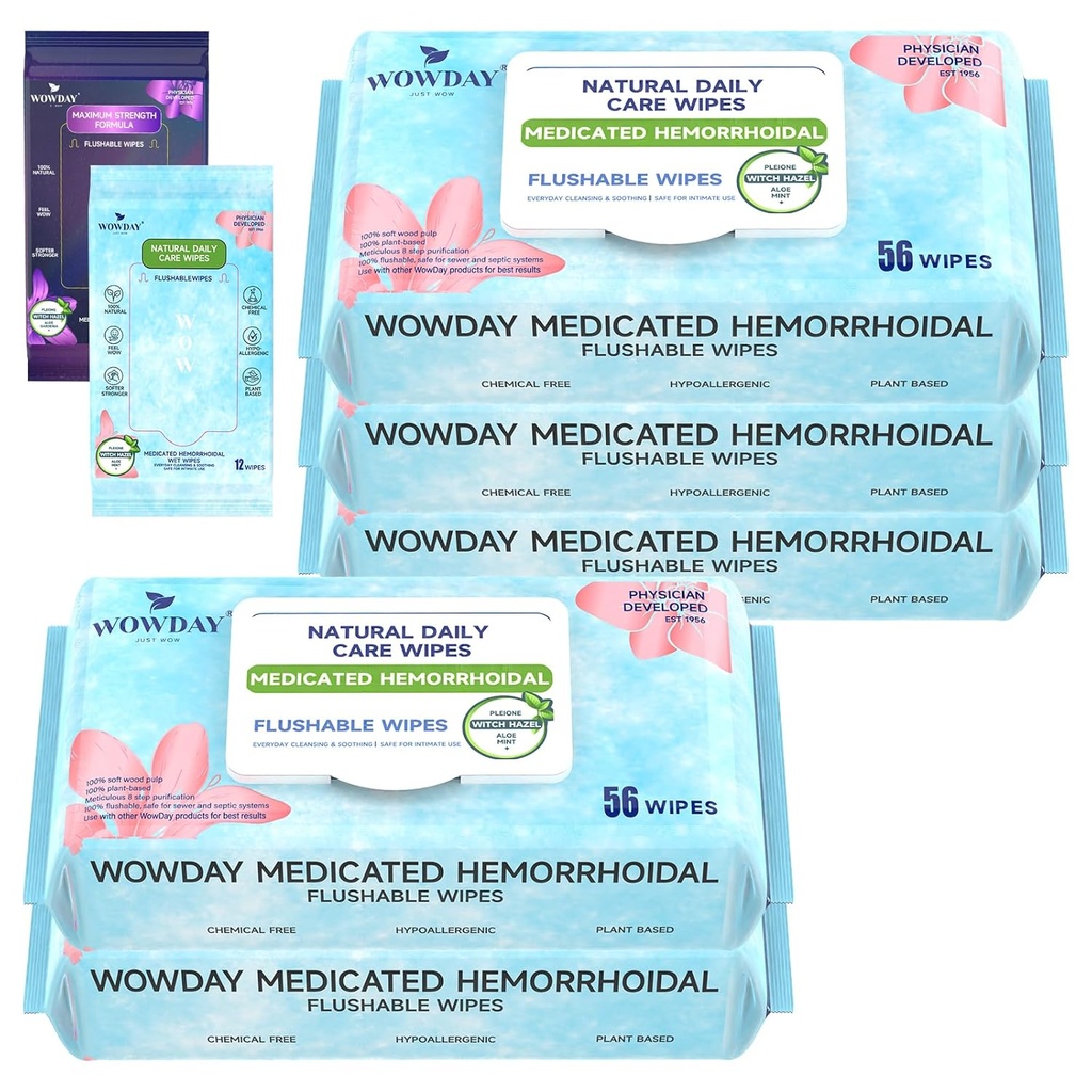 Wipes emorroidi fluidi | Strega medica Hazel Wipes Ph Balanced | 304 Conte Fragrance Trattamento emorroidi adulti gratis Witch Hazels Wipe per Butt Itch Relief Soothing