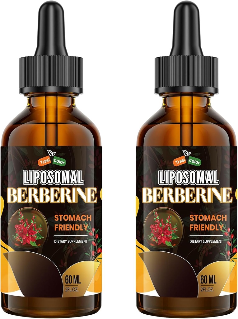 Integratore di Berberina con Ceylon Cinnamon 3000mg - Alta biodisponibilità Liquido della Berberina, Complesso di Berberina HCL Plus Integratori Turmerici, Attivatore AMPK, Adatto per le donne,Men-120ml
