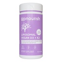 UpNourish Certificata Vegan Vitamin D3 5000 IU K2 MK4 500 mcg Supplemento, 150 Softgels, Vitamina Liposoma D K a base vegetale con olio di cocco biologico, Non OGM, Gluten e Gelatin Free