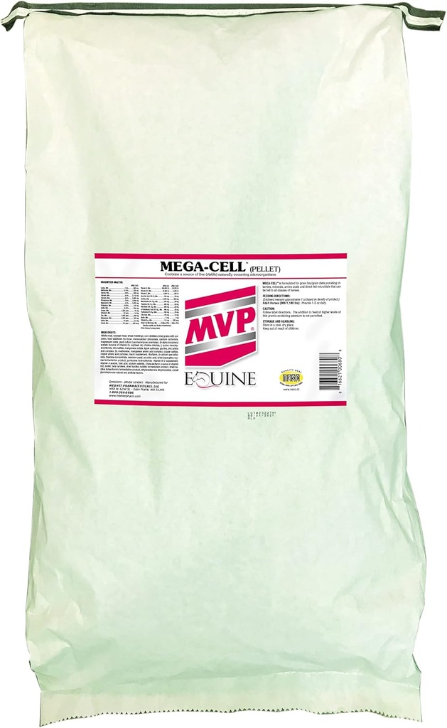 Mega-Cell (borsa da 50 lb) Supporto bilanciato di vitamina & minerale per cavalli