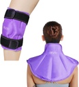 Pacchetto di ghiaccio del ginocchio REVIX per lesioni riutilizzabili e grande coperta del pacchetto di ghiaccio del pacchetto del collo per il sollievo del dorso superiore