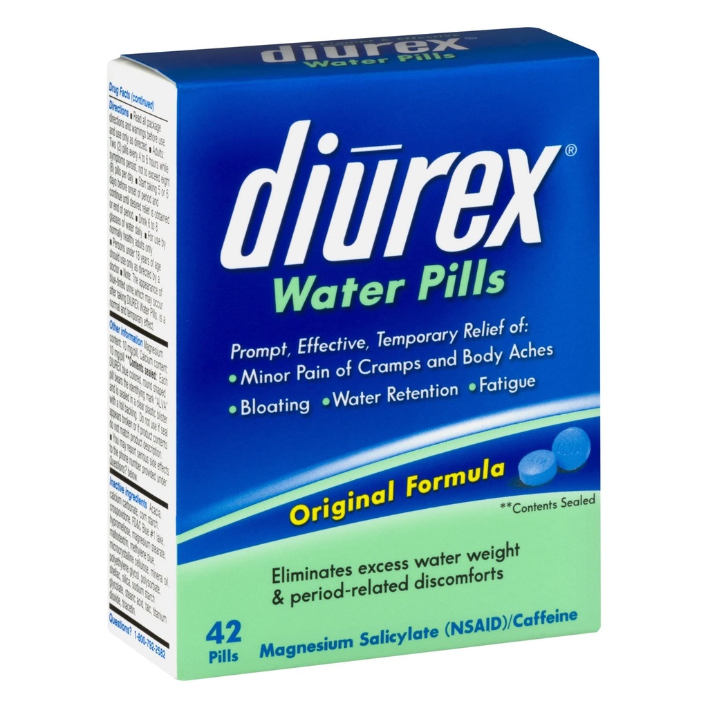 Pillole d'acqua Diurex Formula originale - 42 pillole