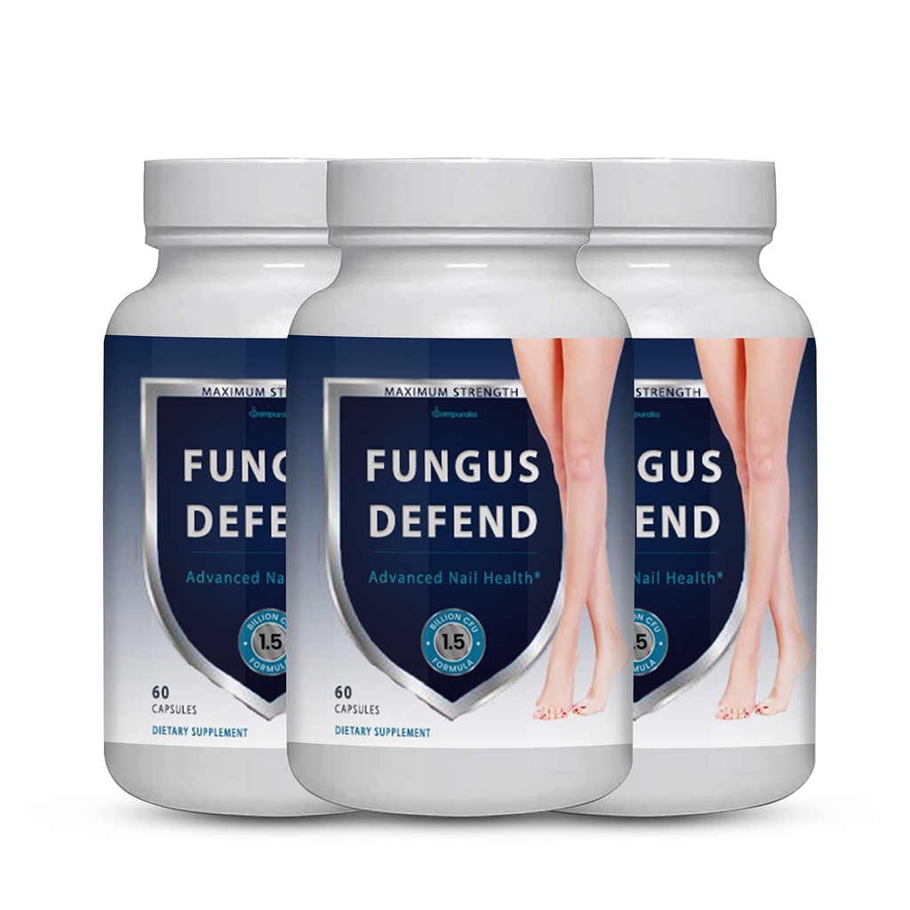Fungus Defend Advanced Formula Supplement 3 Packs 90 giorni di alimentazione