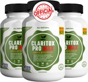 Claritox Pro Max Extra Forza Supplemento, Mood Booster, Funzione cognitiva Enhancer, 180 capsule (3)