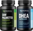 HAVASU NUTRITION DHEA 50mg Supplemento (60 Serve) & Saw Palmetto Capsule (100 Serve)