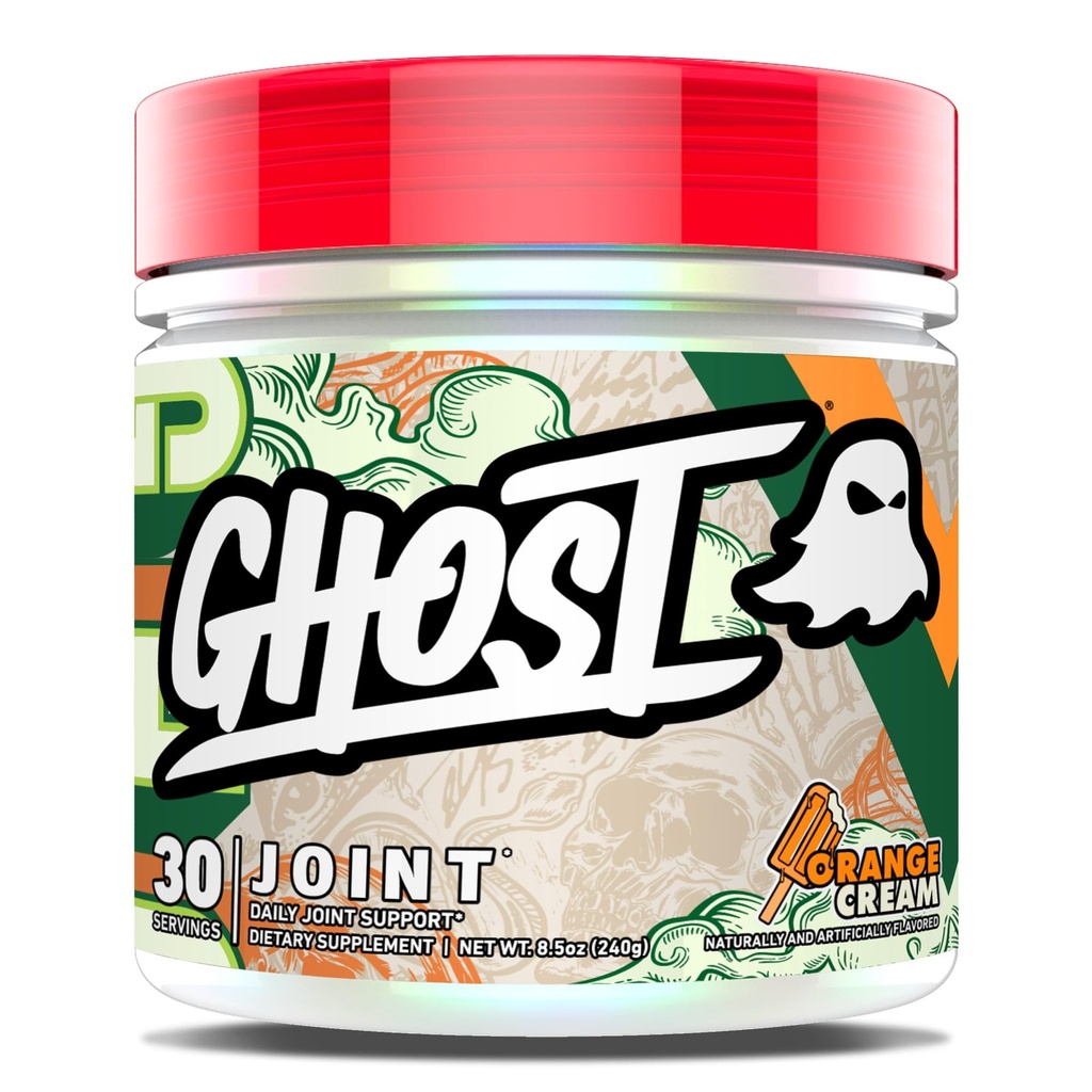 GHOST Joint Supplement, Crema Arancione (30 Serve) - Integratore di Manutenzione Congiunto Quotidiano per Uomini e Donne - Glucosamina HCL, Condroitin Sulfate & Curcumin - Cartilage, Bones & Joint Support