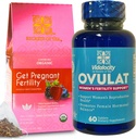 Segreti di fertilità del tè Bundle - Fertilità Tea e integratori di fertilità per le donne, vitamine prenatali con inositolo, Vitex e Folate per aiutare a sostenere l'equilibrio dell'ormone per le donne
