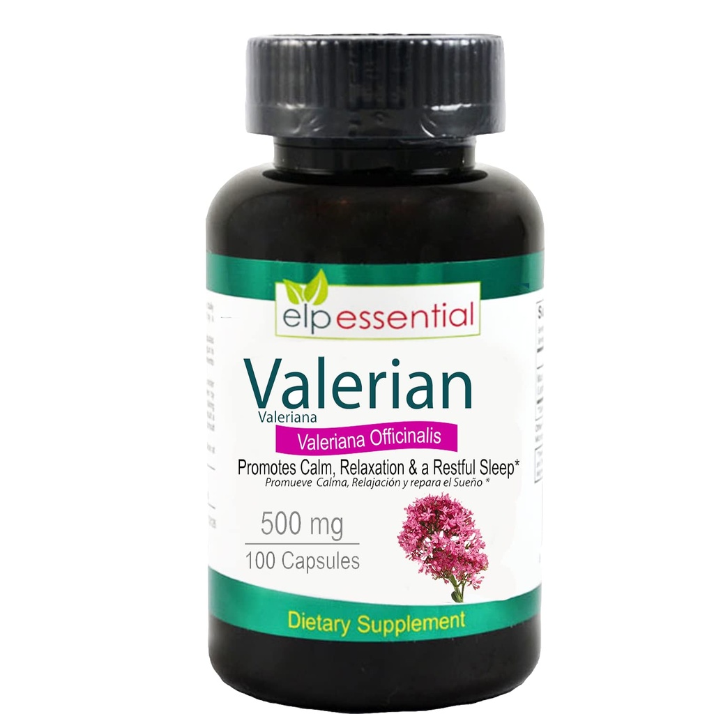 Estratto di radice di valeriana Supplemento 100 pillole dell'estratto di erbe di 500mg organici