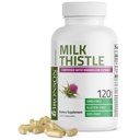 Bronson Milk Thistle Silymarin Marianum & Dandelion Extract Liver Health Support, Supporto antiossidante, Detox, 120 capsule