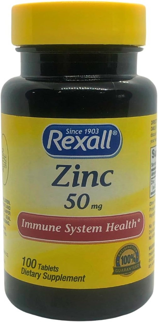 Rexall Zinc 50mg - 100 compresse