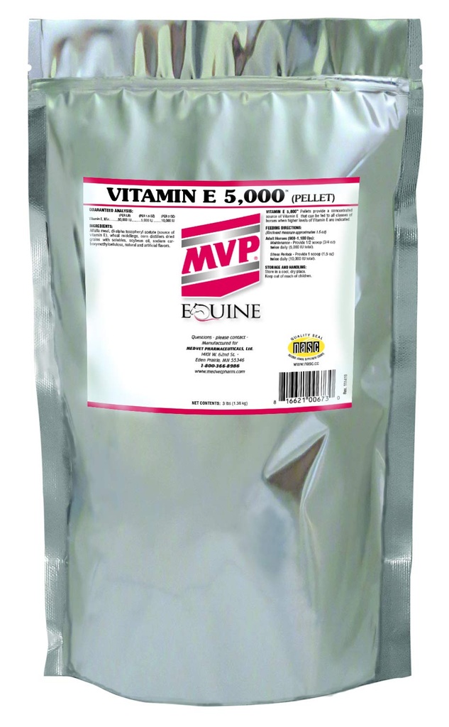 Vitamina E 5000 (3lb) Vitamina E pellet...