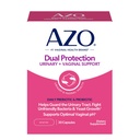 AZO Dual Protection, Urinary + Vaginal Support, Prebiotici e Probiotici per le donne*, inizia a lavorare entro 24 ore, Non OGM, 30 Conte