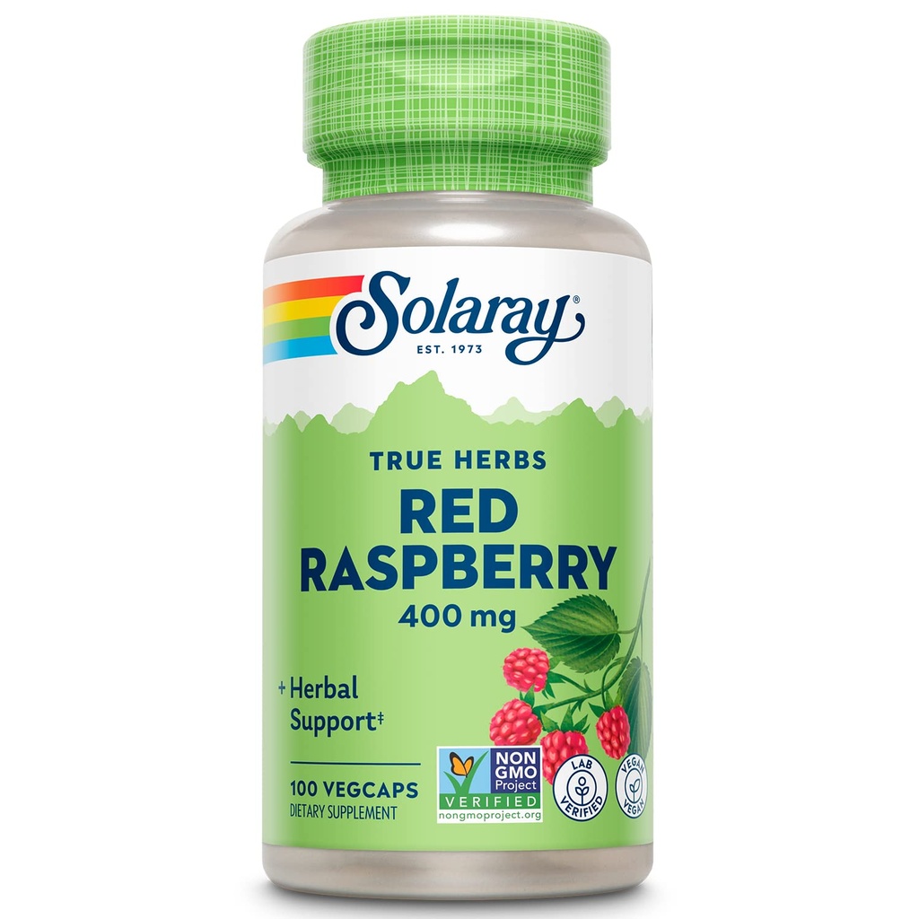 SOLARAY lampone rosso lascia capsule, 400 mg | 100 conte