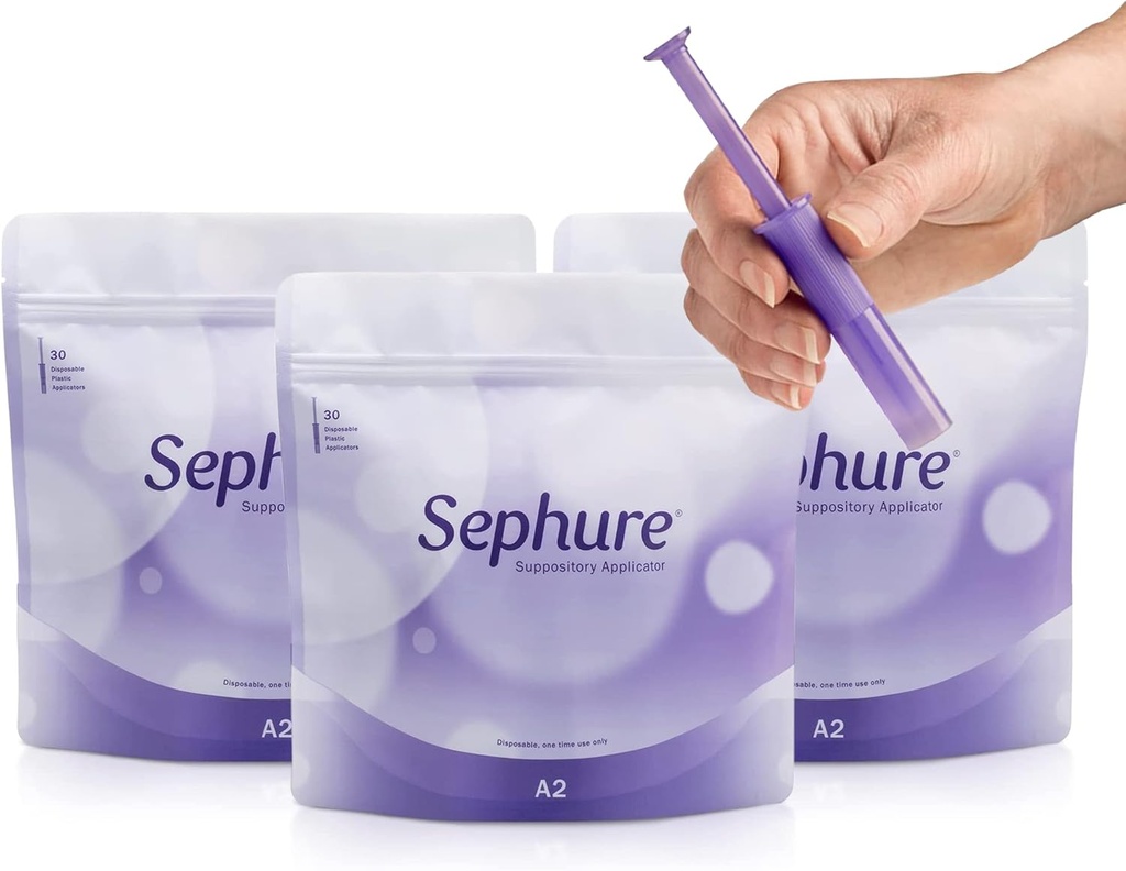Applicatore di Suppository facile da usare per le donne e gli uomini, applicatore monouso per i depositi per la costipazione da vari marchi, 3-Pack, 30-Count, dimensione A2