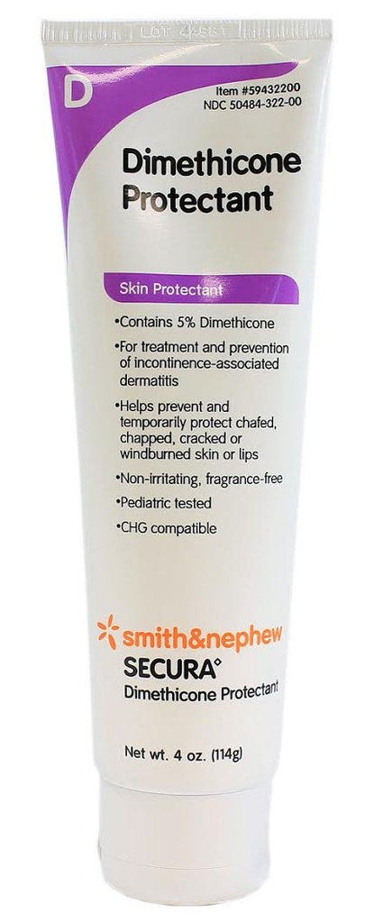 Smith e Nephew Secura Dimethicone Protectant 4oz Tube 59432200 di Smith & Nephew