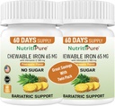 Ferro masticabile 65 mg con vitamina C 180 mg - Tablet in Ananas Flavor 60 Conte (2)