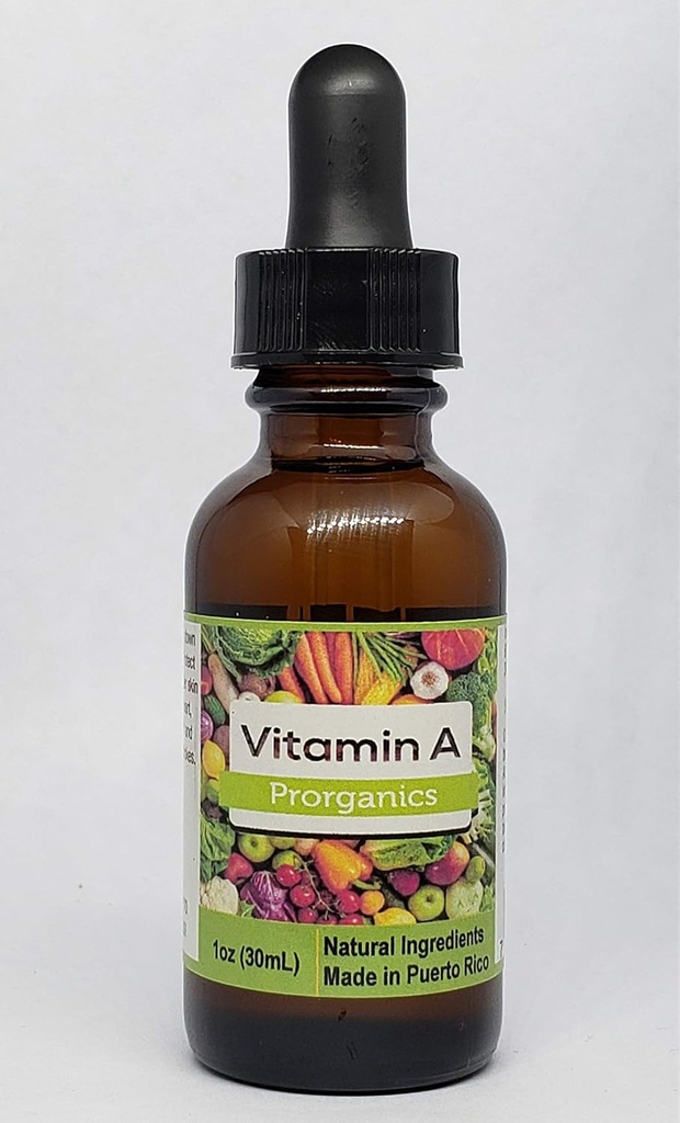 Rara 1oz Organic Liquid Vitamina A di Prorganics.