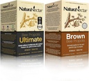NaturaNectar Natural Bee Propolis Bundle – Bee Propolis Ultimate and Brown Bee Propolis - per Immune, Cardiovascolare e Sistemi Respiratori Supporto - 60 capsule per bottiglia