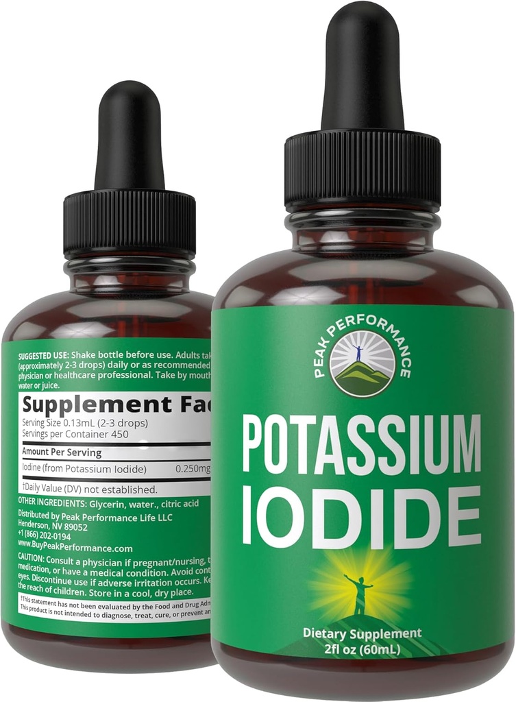 Gocce liquide di Iodido di potassio