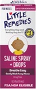 Piccoli rimedi Saline Spray e gocce, sicuro per neonati, 0,5 fl oz